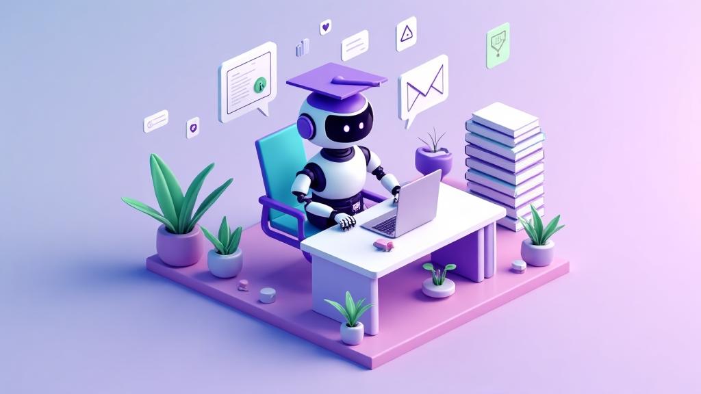 AI Learning Platform Illustration